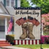 Beachfront Fireworks Fourth Of July House Flag