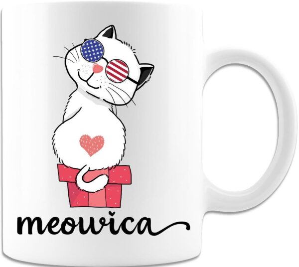 Meowica 4th Of July Coffee Mug