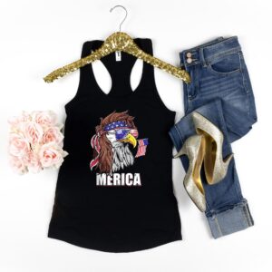 Merica Eagle Mullet 4th Of July Tank Top