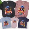 Personalized Name Age Sonic The Hedgehog Birthday Shirt