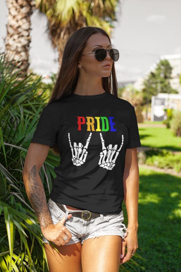 Pride Rainbow Skeleton Shirt