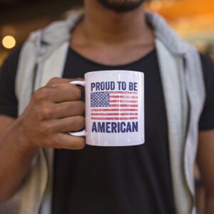 Proud To Be American Mug Drinkware