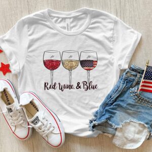 Red Wine & Blue T-Shirt