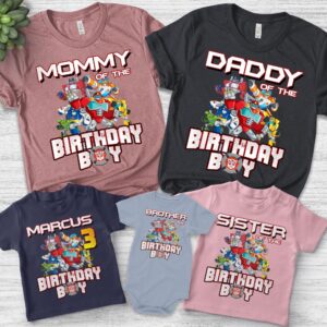 Rescue Bots Birthday Shirt