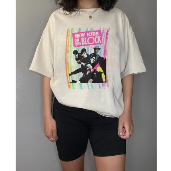 Retro Vintage New Kids On The Block Tshirt