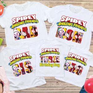 Spidey Amazing Friends Birthday Shirt