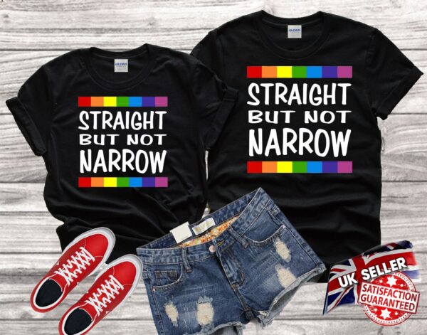 Straight But Not Narrow Rainbow Shirt