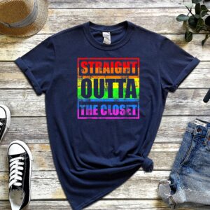 Straight Outta The Closet Pride Month Shirt