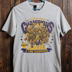 Vintage Style 2009 Lakers Championship T shirt