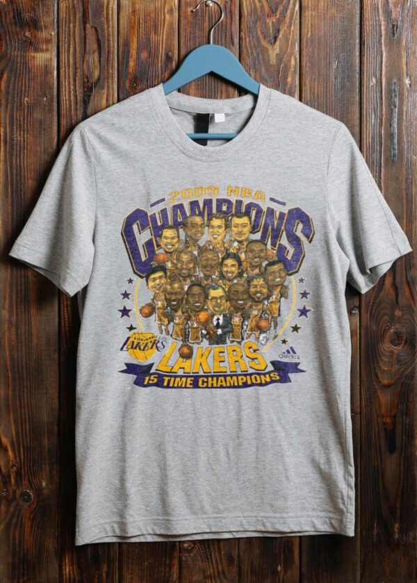 Vintage Style 2009 Lakers Championship T Shirt