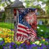 4th Of July Welcome Gnomes Garden Flag