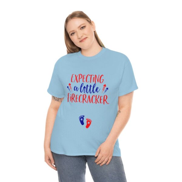 Womens 4th Of July Pregnancy Announcement T-Shirt