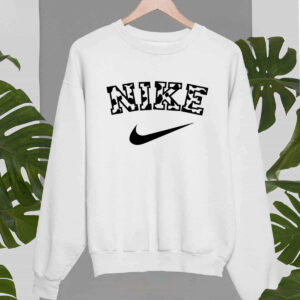 Black White Nike Cow Hoodie