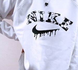 Brand Drip Cow Print Nike Sweatshirt