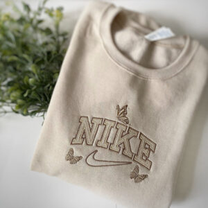 Butterfly Embroidered Nike Vintage Sweatshirt