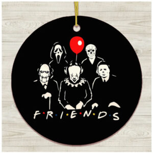 Halloween Horror Movie Friends Ornament