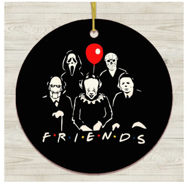 Halloween Horror Movie Friends Ornament