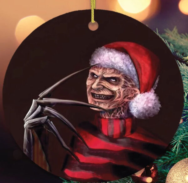 Freddy Krueger Christmas Ornament