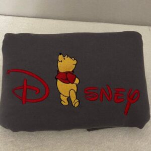 Disney X Pooh Embroidered Sweatshirt Hoodie