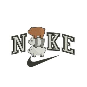 Nike Bare Bear Embroidered Sweatshirt Hoodie