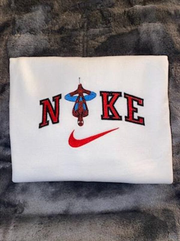 Nike Spiderman Embroidered Sweatshirt Hoodie