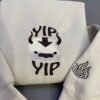 Appa Avatar Embroidered Hoodie Sweatshirt