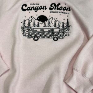 Harry Styles Embroidered Sweatshirt Canyon Moon