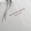 Embroidered Sweatshirt Custom Roman Number Date Year Gift Couple Husband Wife