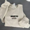 Embroidered Sweatshirt Hoodie Momster Halloween