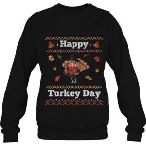 Thanksgiving Sweater Happy Turkey Day Ugly