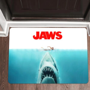 Movie Halloween Doormat Jaws Great White Shark