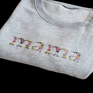 Embroidered Floral Mama Sweatshirt