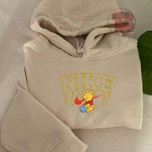 Winnie Pooh Nike Embroidered Sweatshirt Hoodie