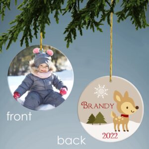 Custom Baby 1st First Christmas Ornament