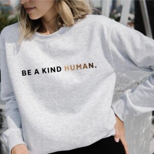 Be A Kind Human Mental Health Hoodie