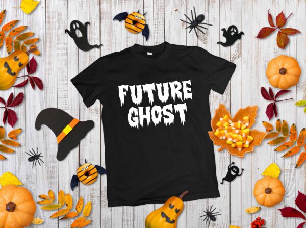 Black White Halloween Shirt Future Ghost