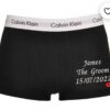 Funny Caution Personalized Boxers