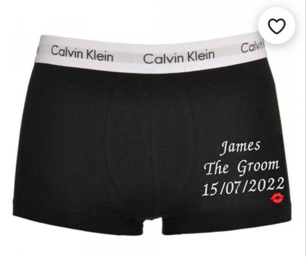 Calvin Klein Men Personalized Date Boxer