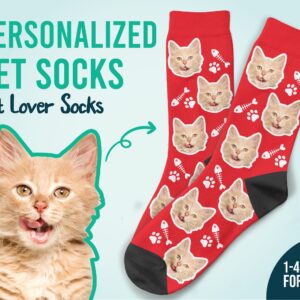 Cat Face Socks Gift For Lover