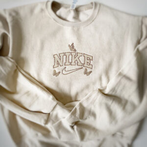 Butterfly Embroidered Nike Vintage Sweatshirt