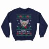 Chihuahua Ugly Christmas Sweater Present With Dog