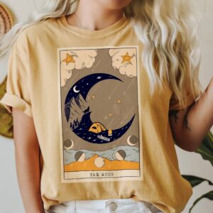 Comfort Colors The Moon Tarot Card Shirt