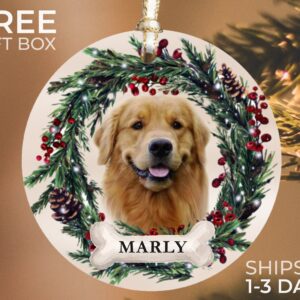 Custom Dog Christmas Ornament