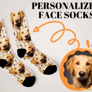 Custom Dog Face Paw Socks