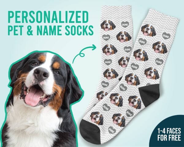 Custom Pet Face Socks