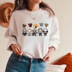 Cute Character Horror Movie Sweatshirt