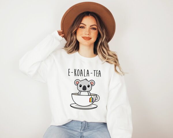 Cute E-Koala-Tea Mental Health Sweatshirt