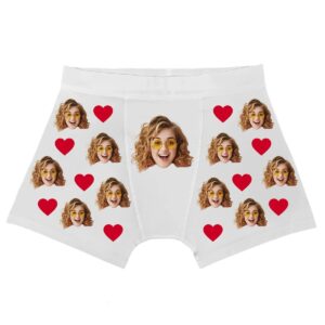 Cute Personalized Face Boxers