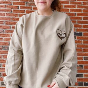 Cute Sloth Embroidered Sweatshirt