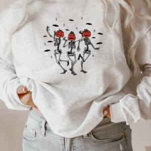 Dancing Pumpkin Skeleton Sweatshirt